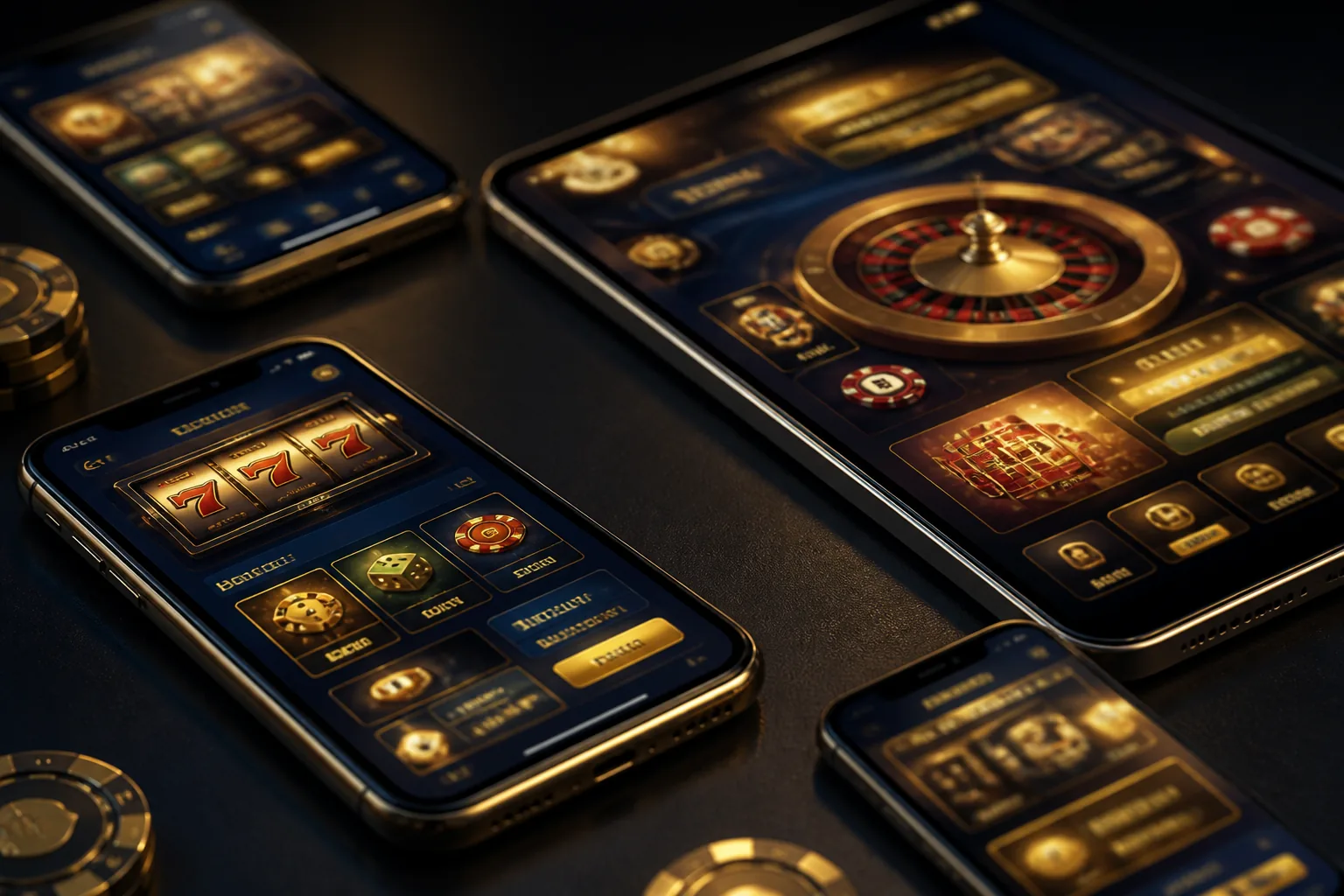 Responsive mobile access concept for the Clubhouse Casino website